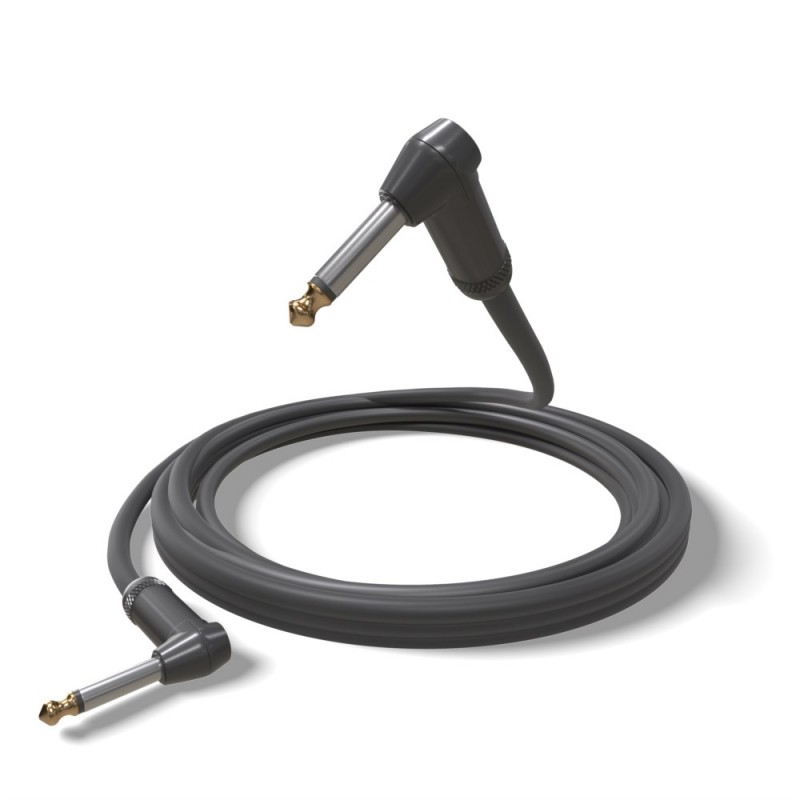 D'Addario PW-AMSGRR-15 - Kabel gitarowy kątowy (4.5 m) - 4 D'Addario PW-AMSGRR-15 - Kabel gitarowy kątowy (4.5 m) - 4