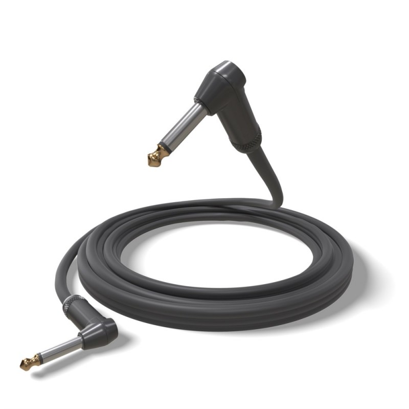 D'Addario PW-AMSGRR-20 - Kabel gitarowy kątowy American Stage (6 m) - 4 D'Addario PW-AMSGRR-20 - Kabel gitarowy kątowy American Stage (6 m) - 4