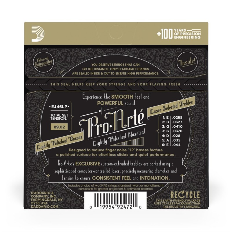 D'Addario EJ46LP - Struny do gitary klasycznej - 3 D'Addario EJ46LP - Struny do gitary klasycznej - 3