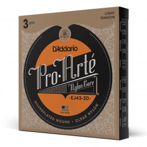 D'Addario EJ43-3D - Struny do gitary klasycznej (3 kpl.) - 1