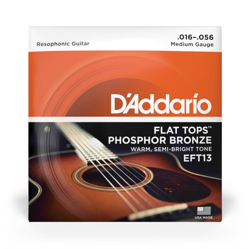 D'Addario EFT13 - Struny do gitary akustycznej (16-56) - 2