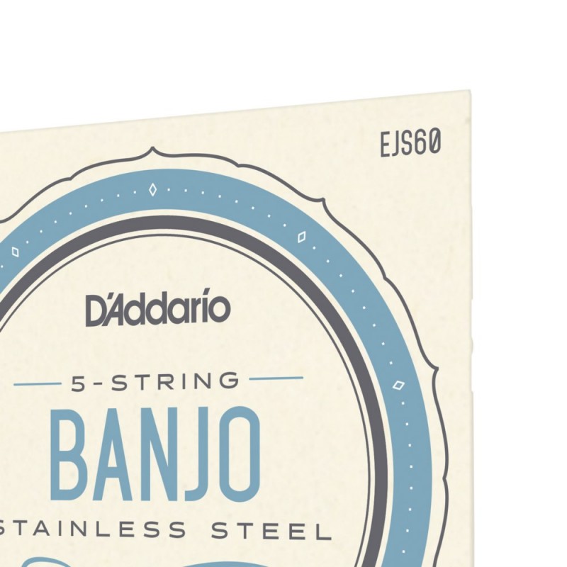 D'Addario EJS60 - Struny do banjo 5-strunowe (9-20) - 4 D'Addario EJS60 - Struny do banjo 5-strunowe (9-20) - 4
