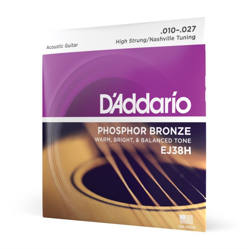 D'Addario EJ38H - Struny do gitary akustycznej (10-27) - 1 D'Addario EJ38H - Struny do gitary akustycznej (10-27) - 1