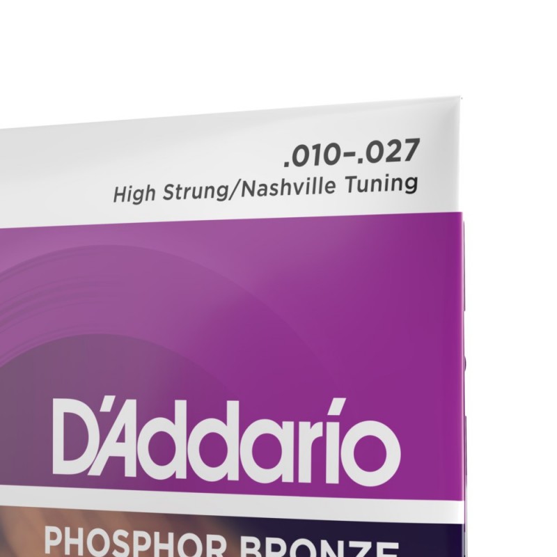 D'Addario EJ38H - Struny do gitary akustycznej (10-27) - 4 D'Addario EJ38H - Struny do gitary akustycznej (10-27) - 4