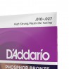D'Addario EJ38H - Struny do gitary akustycznej (10-27) - 4 D'Addario EJ38H - Struny do gitary akustycznej (10-27) - 4