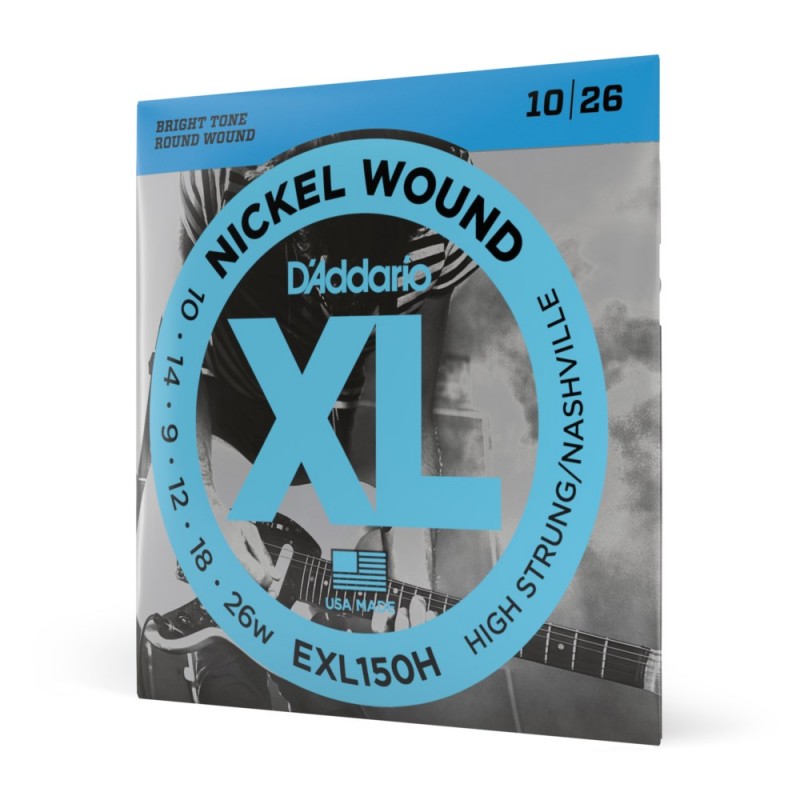 D'Addario EXL150H - Struny do gitary elektrycznej (10-26) - 1 D'Addario EXL150H - Struny do gitary elektrycznej (10-26) - 1