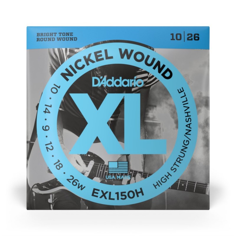 D'Addario EXL150H - Struny do gitary elektrycznej (10-26) - 2 D'Addario EXL150H - Struny do gitary elektrycznej (10-26) - 2
