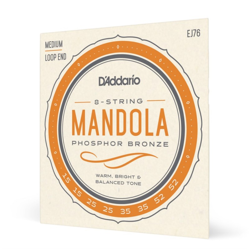 D'Addario EJ76 - Struny do mandoli (15-52) - 1 D'Addario EJ76 - Struny do mandoli (15-52) - 1