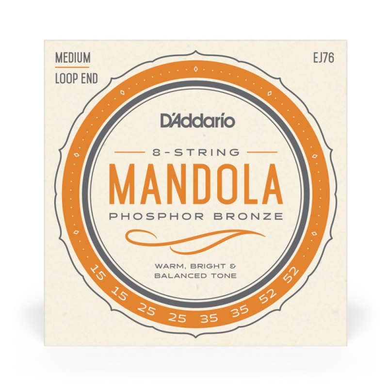 D'Addario EJ76 - Struny do mandoli (15-52) - 2 D'Addario EJ76 - Struny do mandoli (15-52) - 2