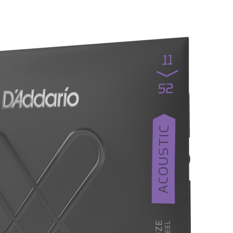 D'Addario XTABR1152 - Struny do gitary akustycznej (11-52) - 4 D'Addario XTABR1152 - Struny do gitary akustycznej (11-52) - 4