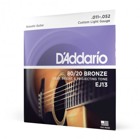 D'Addario EJ13 - Struny do gitary akustycznej (11-52) - 1