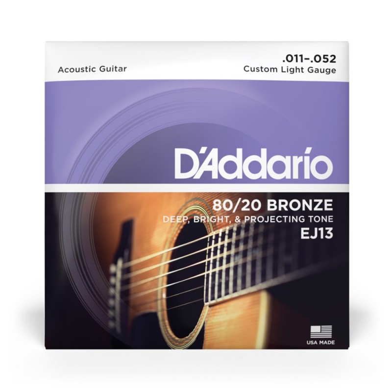 D'Addario EJ13 - Struny do gitary akustycznej (11-52) - 2