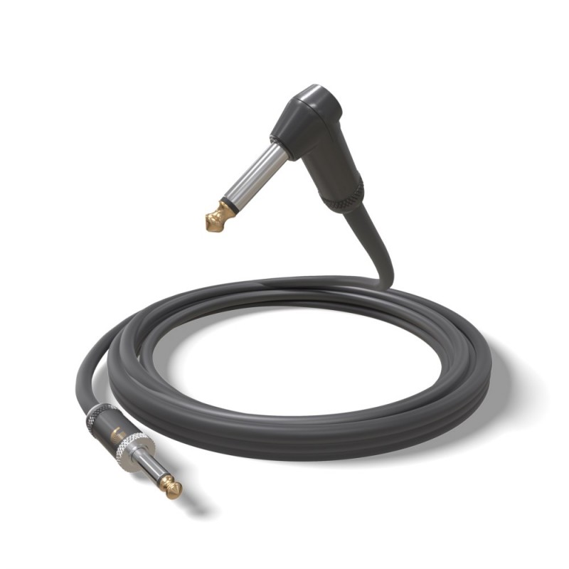 D'Addario PW-AMSGRA-15 - Kabel gitarowy kątowy (4.5 m) - 4 D'Addario PW-AMSGRA-15 - Kabel gitarowy kątowy (4.5 m) - 4