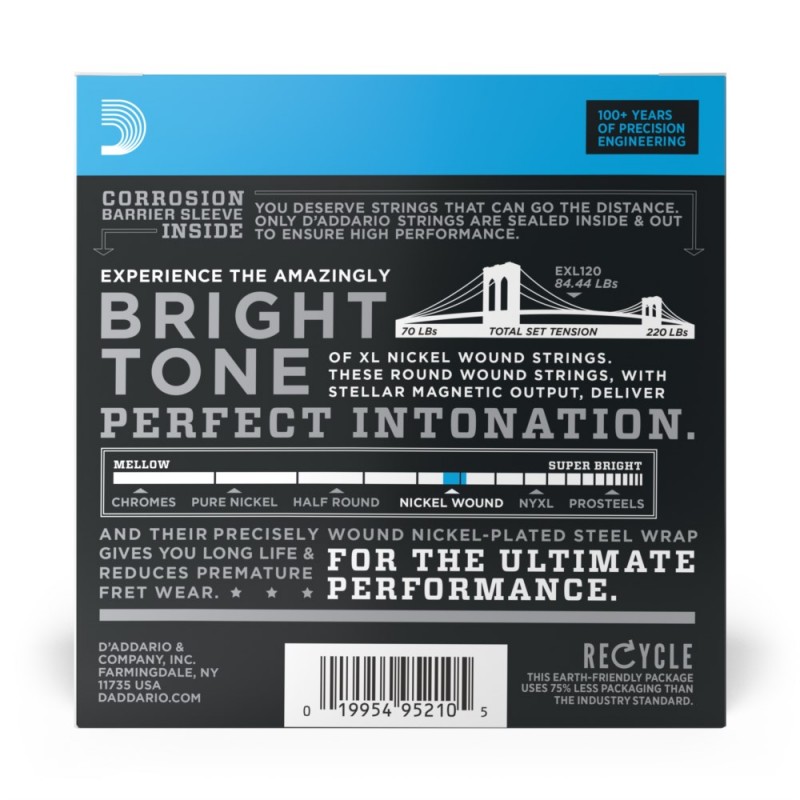 D'Addario EXL120-10P - Struny do gitary elektrycznej (9-42, 10 kpl.) - 2 D'Addario EXL120-10P - Struny do gitary elektrycznej (9-42, 10 kpl.) - 2