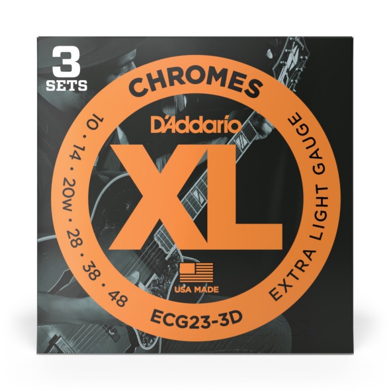 D'Addario ECG23 - Struny do gitary elektrycznej (10-48, 3 sets) - 2 D'Addario ECG23 - Struny do gitary elektrycznej (10-48, 3 sets) - 2
