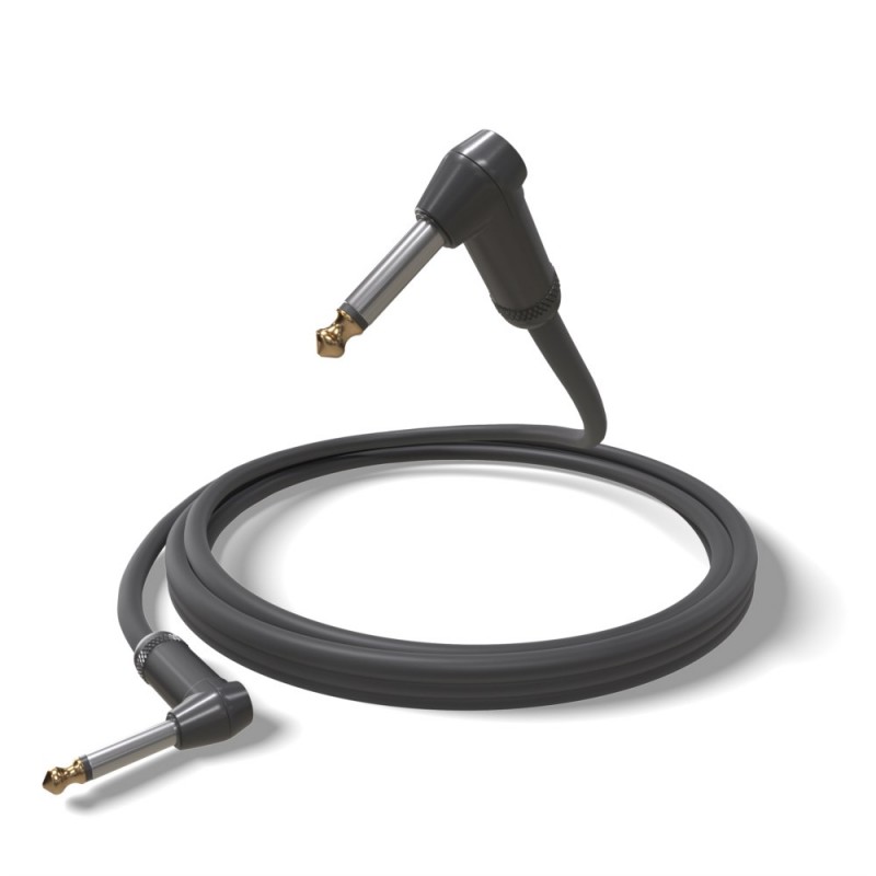 D'Addario PW-AMSGRR-10 - Kabel gitarowy kątowy American Stage (3 m) - 4 D'Addario PW-AMSGRR-10 - Kabel gitarowy kątowy American Stage (3 m) - 4