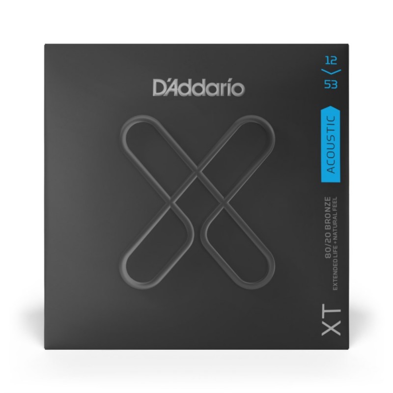 D'Addario XTABR1253 - Struny do gitary akustycznej (12-53) - 2 D'Addario XTABR1253 - Struny do gitary akustycznej (12-53) - 2