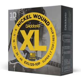 D'Addario EXL125-10P - Struny do gitary elektrycznej (09-46, 10 kpl.) - 1