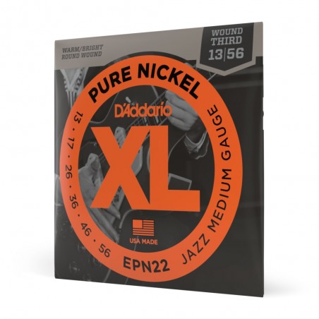 D'Addario EPN22 - Struny do gitary elektrycznej (13-55) - 1