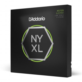 D'Addario NYXL45125 - Struny do gitary basowej 5-strunowe (45-125) - 1