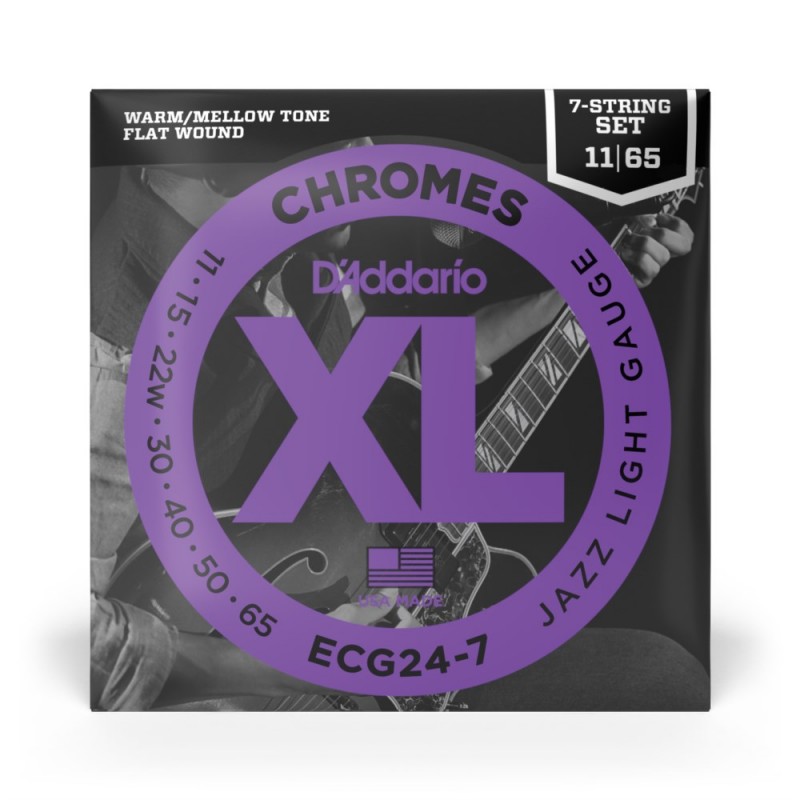 D'Addario ECG24-7 - Struny do gitary elektrycznej (11-65) - 2 D'Addario ECG24-7 - Struny do gitary elektrycznej (11-65) - 2