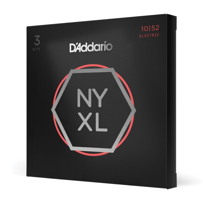 D'Addario NYXL1052-3P - Struny do gitary elektrycznej (10-52,3 kpl.) - 1 D'Addario NYXL1052-3P - Struny do gitary elektrycznej (10-52,3 kpl.) - 1