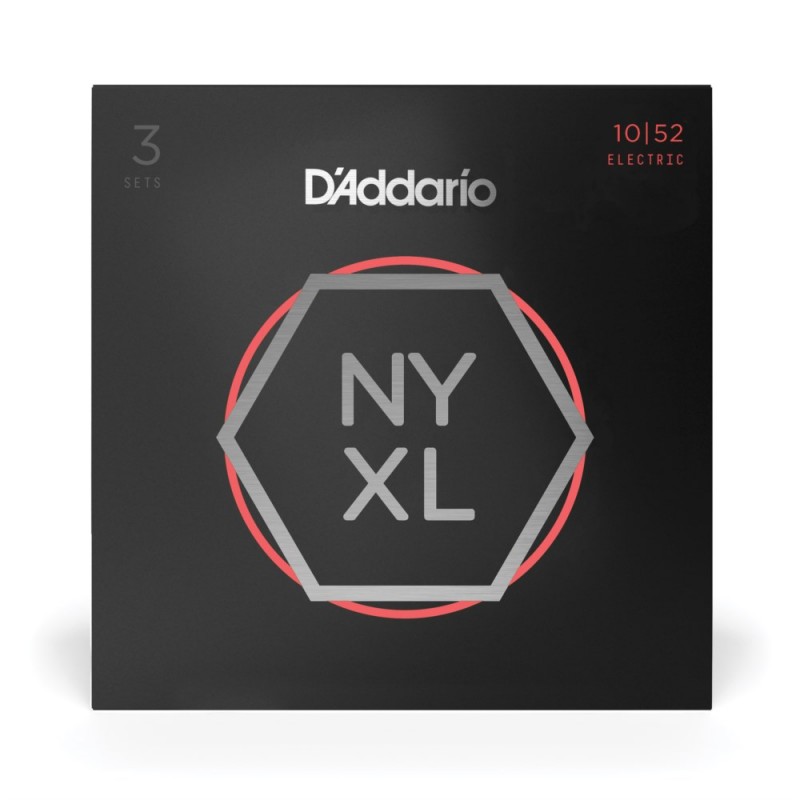 D'Addario NYXL1052-3P - Struny do gitary elektrycznej (10-52,3 kpl.) - 2 D'Addario NYXL1052-3P - Struny do gitary elektrycznej (10-52,3 kpl.) - 2