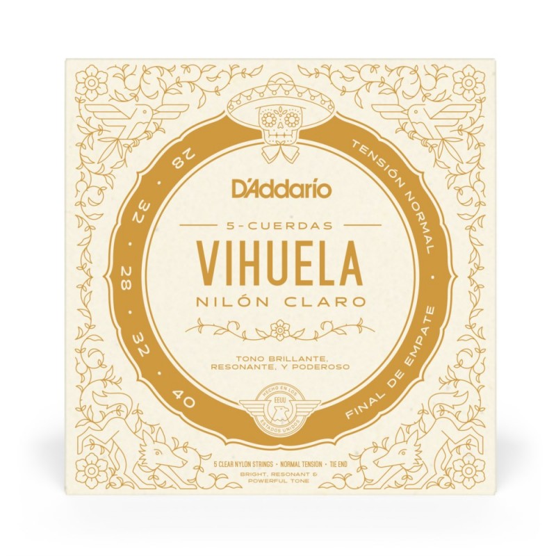 D'Addario MV10N - Struny Vihuela - 2 D'Addario MV10N - Struny Vihuela - 2