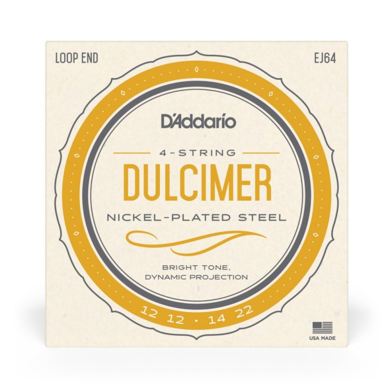 D'Addario EJ64 - Struny do cymbałów 4-strunowe - 2 D'Addario EJ64 - Struny do cymbałów 4-strunowe - 2