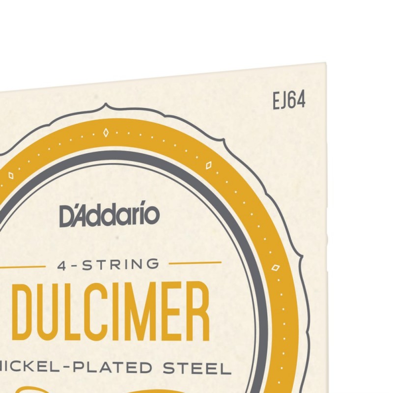 D'Addario EJ64 - Struny do cymbałów 4-strunowe - 4 D'Addario EJ64 - Struny do cymbałów 4-strunowe - 4