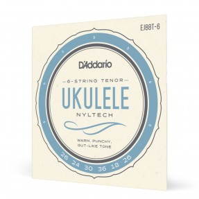 D'Addario EJ88T-6 - Struny do ukulele 6-strunowe (tenorowe) - 1