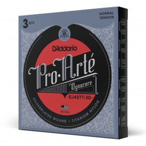 D'Addario EJ45TT-3D - Struny do gitary klasycznej (3 kpl.) - 1
