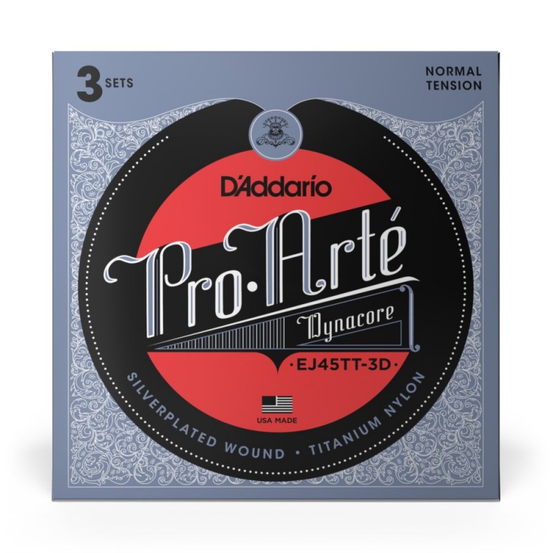 D'Addario EJ45TT-3D - Struny do gitary klasycznej (3 kpl.) - 2 D'Addario EJ45TT-3D - Struny do gitary klasycznej (3 kpl.) - 2