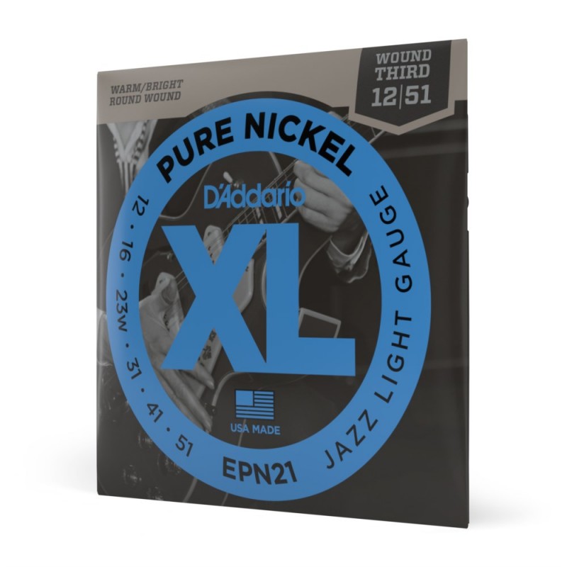 D'Addario EPN21 - Struny do gitary elektrycznej (12-52) - 1 D'Addario EPN21 - Struny do gitary elektrycznej (12-52) - 1