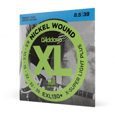 D'Addario EXL130+ - Struny do gitary elektrycznej (8.5-39) - 1