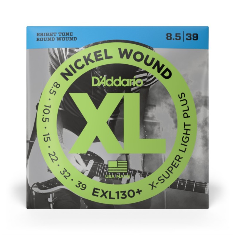 D'Addario EXL130+ - Struny do gitary elektrycznej (8.5-39) - 2 D'Addario EXL130+ - Struny do gitary elektrycznej (8.5-39) - 2