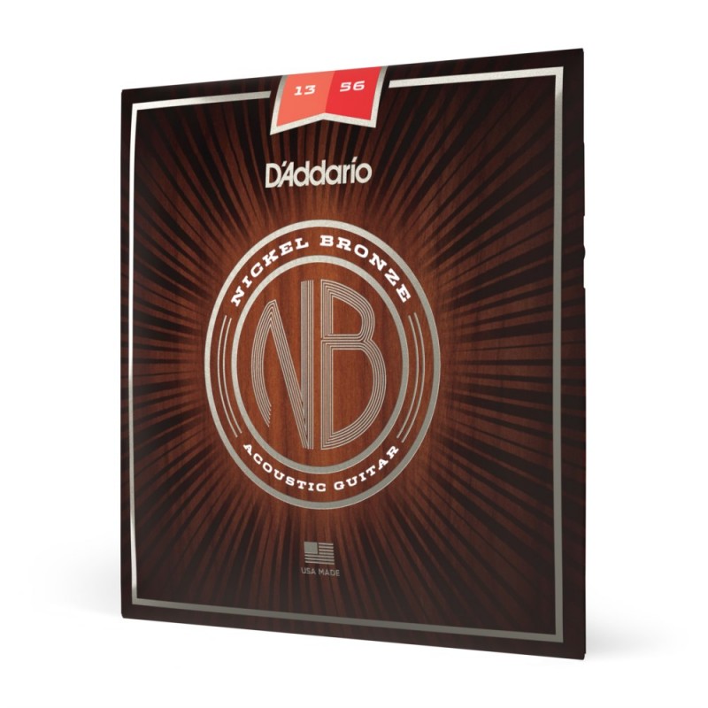 D'Addario NB1356 - Struny do gitary akustycznej (13-56) - 1 D'Addario NB1356 - Struny do gitary akustycznej (13-56) - 1
