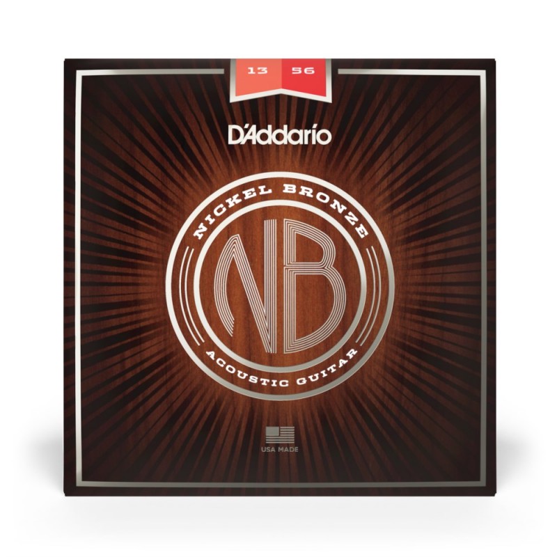 D'Addario NB1356 - Struny do gitary akustycznej (13-56) - 2 D'Addario NB1356 - Struny do gitary akustycznej (13-56) - 2