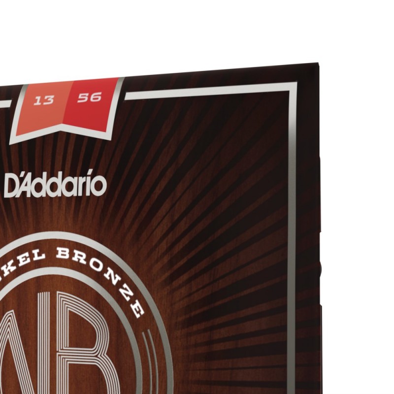 D'Addario NB1356 - Struny do gitary akustycznej (13-56) - 4 D'Addario NB1356 - Struny do gitary akustycznej (13-56) - 4