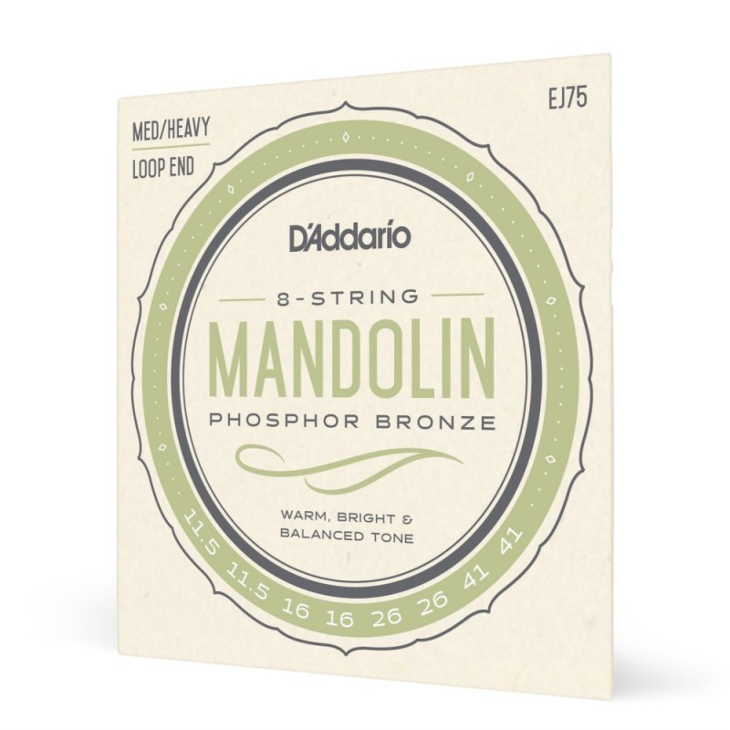 D'Addario EJ75 - Struny do mandoliny (11.5-41) - 1 D'Addario EJ75 - Struny do mandoliny (11.5-41) - 1