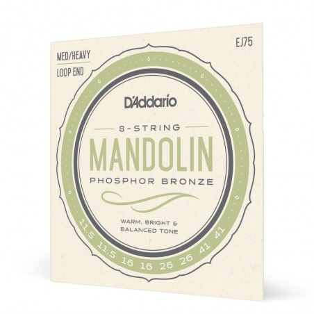 D'Addario EJ75 - Struny do mandoliny (11.5-41) - 1