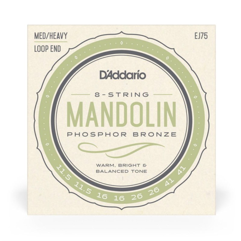 D'Addario EJ75 - Struny do mandoliny (11.5-41) - 2 D'Addario EJ75 - Struny do mandoliny (11.5-41) - 2