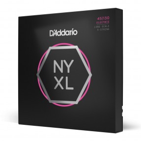 D'Addario NYXL45130 - Struny do gitary basowej 5-strunowe (45-130) - 1