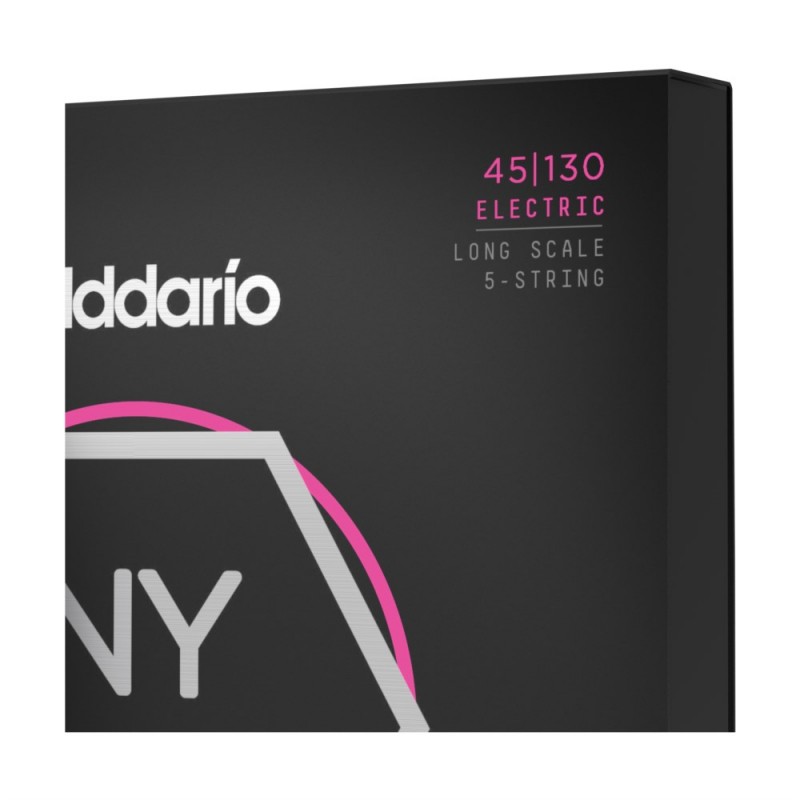 D'Addario NYXL45130 - Struny do gitary basowej 5-strunowe (45-130) - 4 D'Addario NYXL45130 - Struny do gitary basowej 5-strunowe (45-130) - 4