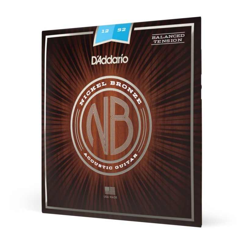 D'Addario NB1252BT - Struny do gitary akustycznej (12-52) - 1 D'Addario NB1252BT - Struny do gitary akustycznej (12-52) - 1