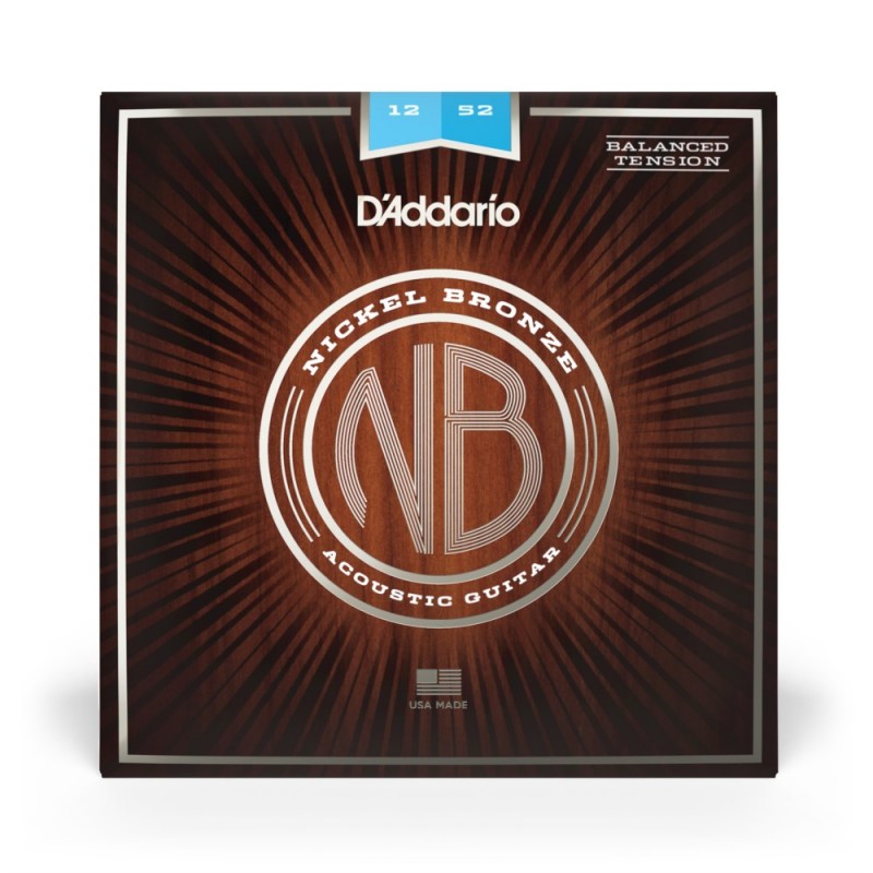 D'Addario NB1252BT - Struny do gitary akustycznej (12-52) - 2 D'Addario NB1252BT - Struny do gitary akustycznej (12-52) - 2