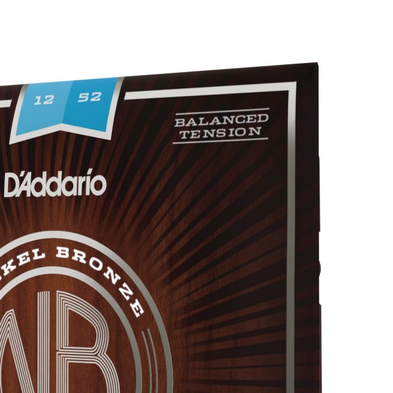 D'Addario NB1252BT - Struny do gitary akustycznej (12-52) - 4 D'Addario NB1252BT - Struny do gitary akustycznej (12-52) - 4