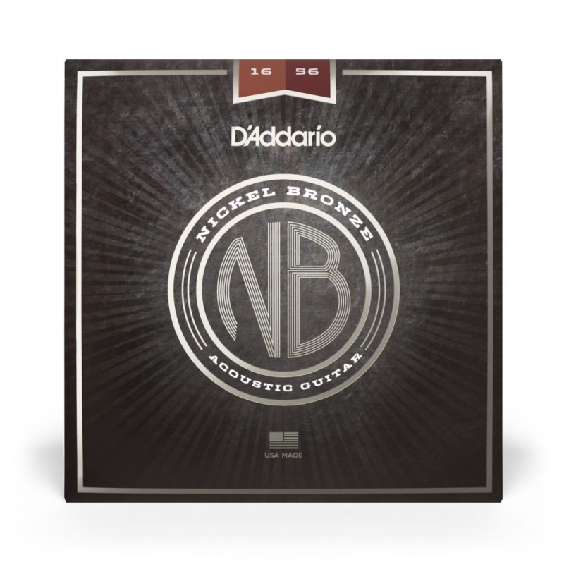 D'Addario NB1656 - Struny do gitary akustycznej (16-56) - 2 D'Addario NB1656 - Struny do gitary akustycznej (16-56) - 2
