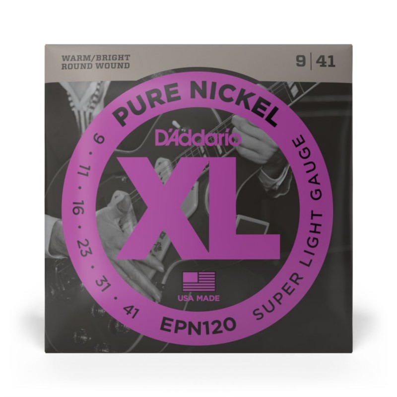 D'Addario EPN120 - Struny do gitary elektrycznej (09-41) - 2 D'Addario EPN120 - Struny do gitary elektrycznej (09-41) - 2