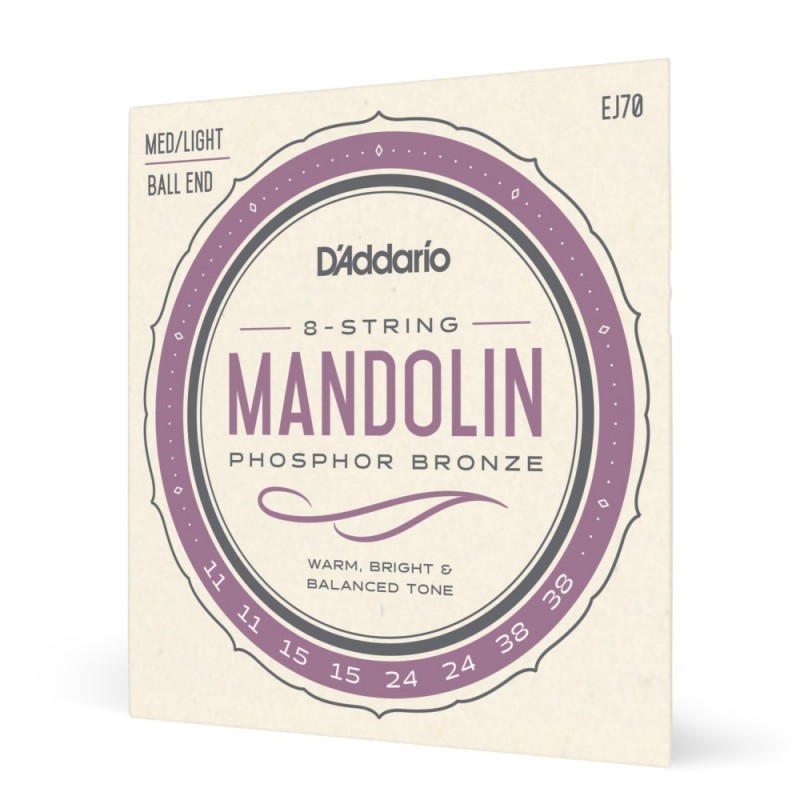 D'Addario EJ70 - Struny do mandoliny (11-38) - 1 D'Addario EJ70 - Struny do mandoliny (11-38) - 1